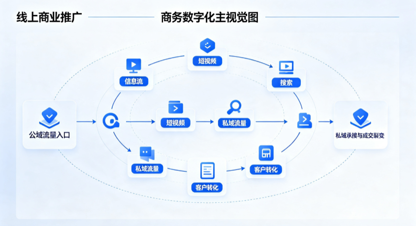 华池县线上商业推广怎么做？全域流量闭环搭建与低成本转化实战指南